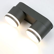 Спот на основании GWL-2GX53-M-IP20 Двойной Графит С Боковым рассеивателем Вихрь