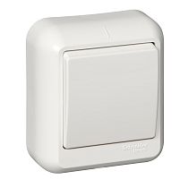 ПРИМА открытая установка слоновая кость с монтажной пластиной Выключатель 1 клавишный  6А (оптовая упаковка) Systeme Electric (Schneider Electric) ПРИМА открытая установка слоновая кость с монтажной пластиной Выключатель 1 клавишный  6А (оптовая упаковка) Systeme Electric (Schneider Electric)