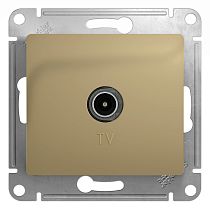 Glossa Титан Розетка TV одинарная Systeme Electric (Schneider Electric)