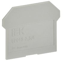 Заглушка для колодки клеммной CTS 2,5/4мм2 серая  IEK Заглушка для колодки клеммной CTS 2,5/4мм2 серая  IEK