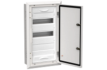 Корпус металлический TITAN 5 ЩРв-36 (1х36) 630х365х130мм IP31 белый (одна дверь)  IEK