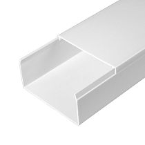 Кабель-канал белый двойной замок в п/э 80х40 (12 м/уп) Промрукав