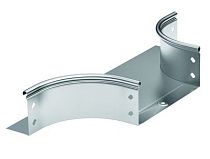 Ответвитель DL 400х100 в комплекте с крепежными элементами и соединительными пластинами, необходимыми для монтажа DKC