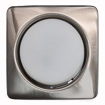 Светильник встраиваемый General GCL-GX53-H38-SN САТИН-НИКЕЛЬ КВАДРАТ ОБЪЕМНЫЙ