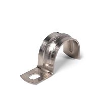 Скоба однолапковая из нержавеющей стали СМО(INOX) d38-40мм (уп.10шт) Fortisflex Скоба однолапковая из нержавеющей стали СМО(INOX) d38-40мм (уп.10шт) Fortisflex