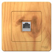 Blanca скрытая установка Ясень Розетка компьютерная RJ45 Systeme Electric (Schneider Electric)