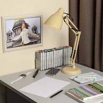 Настольный светильник ЭРА N-123-Е27-40W-BG Е27, бежевый