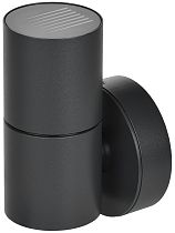 LIGHTING Светильник уличный 5112 настенный под лампу GU10 IP65 черный  IEK