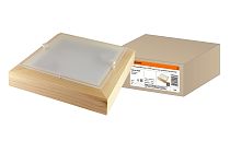 Светильник НПБ 02-2х40-111 УХЛ4 "Киото-1" сосна 2х40 Вт IP20 (270х270х75)  TDM