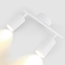 Спот на основании GWL-2GU10-M-IP20 Двойной Белый Направленный Башня