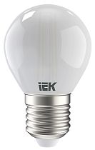 Лампа LED шар Globe G45 600lm 4000K E27  IEK
