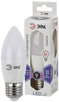 Лампа светодиодная ЭРА STD LED B35-9W-860-E27 свеча холодный дневной свeт