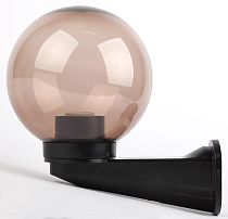 Светильник садово-парковый ЭРА НБУ 01-60-205 Шар дымчатый, настенный D200mm, Е27