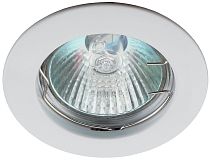 Светильник встраиваемый ЭРА KL1 WH литой простой MR16,12V, 50W белый