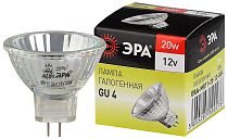 Лампы галогенные ЭРА GU4-MR11-20W-12V-30CL галоген, софит, 20Вт, нейтральный, GU4