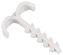 Дюбель-хомут Т-образный 4-12мм нейлон белый (100шт/упак)  IEK