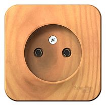 Blanca открытая установка с изолированной пластиной Ясень Розетка без заземления 16А Systeme Electric (Schneider Electric)