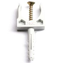 Держатель с защёлкой и дюбелем, д.16мм (розница) DKC