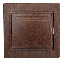 Выключатель ЭРА Intro Plano 1-101-10 10А 250В венге одноклавишный