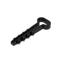 Дюбель-хомуты для плоских проводов ДХП 8-5 черный Fortisflex