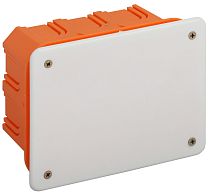 Коробка распаячная IP20 KRT ЭРА 120х92х70мм для твердых стен, саморез, с крышкой