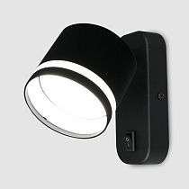 Бра GWL-GX53-M-IP20 Черный С боковым рассеивателем Башня