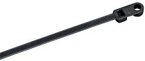 Хомут P6.6 с винтовым креплением чёрный 4,8х370мм IEK