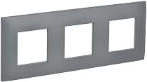 SKANDY Рамка 3-местная SK-F03Gr серый IEK