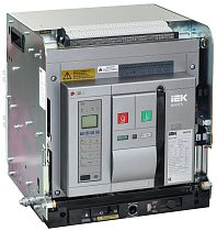 Воздушный автоматический выключатель переменного тока ВА77 выдвижного исполнения 3 полюса типоразмер E 85кА 2500А EA с набором аксессуаров: мотор прив