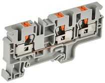 Колодка клеммная CP-MC 3 вывода 10мм2 серая  IEK