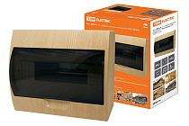 Бокс ЩРН-П-12 модулей навесной пластик IP41 "Эко" (сосна)  TDM