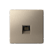 ArtGallery Шампань Розетка компьютерная RJ45, кат. 6A, механизм Systeme Electric (Schneider Electric)