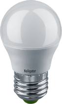 Лампа светодиодная шарик Navigator NLL-G45-7-230-4K-E27 диммируемая