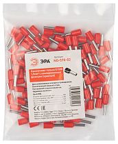 Наконечник-гильза ЭРА NO-570-02 Е1508 1,5мм2 с изолированным фланцем упаковка 100 шт