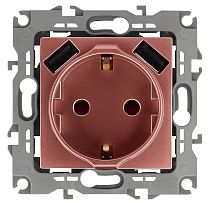 Розетка ЭРА 12 12-4109-14 с 2xUSB 5В 3А 16A 250В с заземлением со шторками