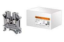 Зажим наборный ЗНН-4мм2 41А серый (Ph-C UK-4N)  TDM