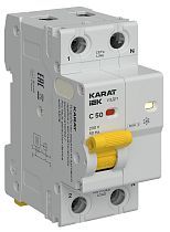 KARAT Устройство защиты от дугового пробоя c автоматическим выключателем 1P+N C 50A IEK