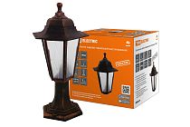 Светильник садово-парковый НТУ 06-60-001 шестигр., стойка, пластик, расс.пластик, медь  TDM