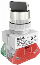 Переключатель на 2 фиксированных положения. I-O стандартная ручка 1НО+1НЗ DEKraft