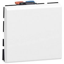 Выключатель одноклавишный два модуля Mosaic Legrand Выключатель одноклавишный два модуля Mosaic Legrand