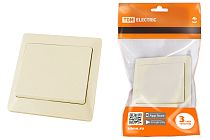 Выключатель 1 кл. 10А сл. кость "Ильмень"    TDM
