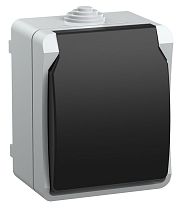 РСб20-3-ФСр Розетка одноместная с з/к для открытой установки ФОРС IP54  IEK