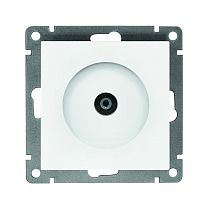 Розетка телевизионная одноместная UNIVERSAL серия "Афина", скрытой установки, тупиковая, 75Ом, ч/д 4-2400Мгц, белая (еврослот) Розетка телевизионная одноместная UNIVERSAL серия "Афина", скрытой установки, тупиковая, 75Ом, ч/д 4-2400Мгц, белая (еврослот)