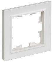 BRITE Рамка 1-местная РУ-1-БрАБ арктический белый IEK