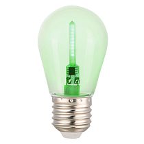 Лампа GLDEN-G45FB-5-230-E27 GREEN Лампа GLDEN-G45FB-5-230-E27 GREEN