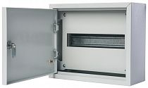 Корпус металлический навесной 250х300х120, 12 модулей IP31, ЩРН-12 DEKraft Корпус металлический навесной 250х300х120, 12 модулей IP31, ЩРН-12 DEKraft