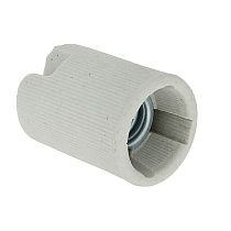 Патрон General GLH-E14-CER-H-W, керамический, Е14, подвесной, белый, 1/400