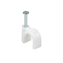 Скоба крепежная круглая  (9мм.) (50шт.) EKF PROxima