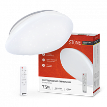 Светильник светодиодный COMFORT STONE 75Вт 230В 3000-6500K 6000Лм 530x105мм с пультом ДУ IN HOME Светильник светодиодный COMFORT STONE 75Вт 230В 3000-6500K 6000Лм 530x105мм с пультом ДУ IN HOME