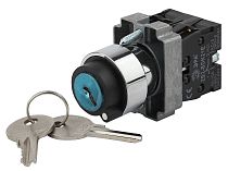 Переключатель ЭРА LAY5-BG45 на 2 положения с ключом без фиксации (20/200/4000)